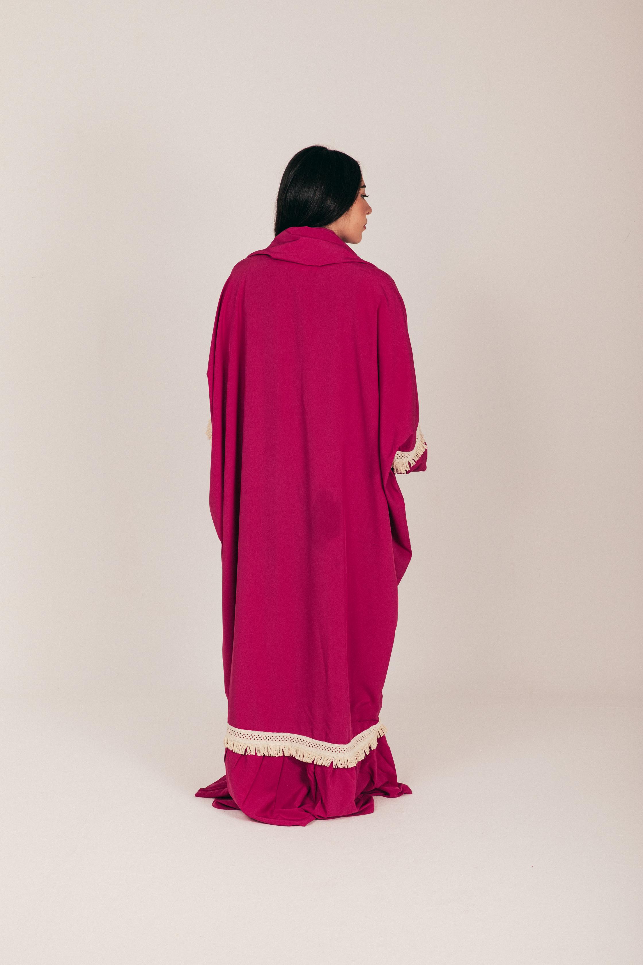 Fuchsia Soft Prayer Wear with Scarf