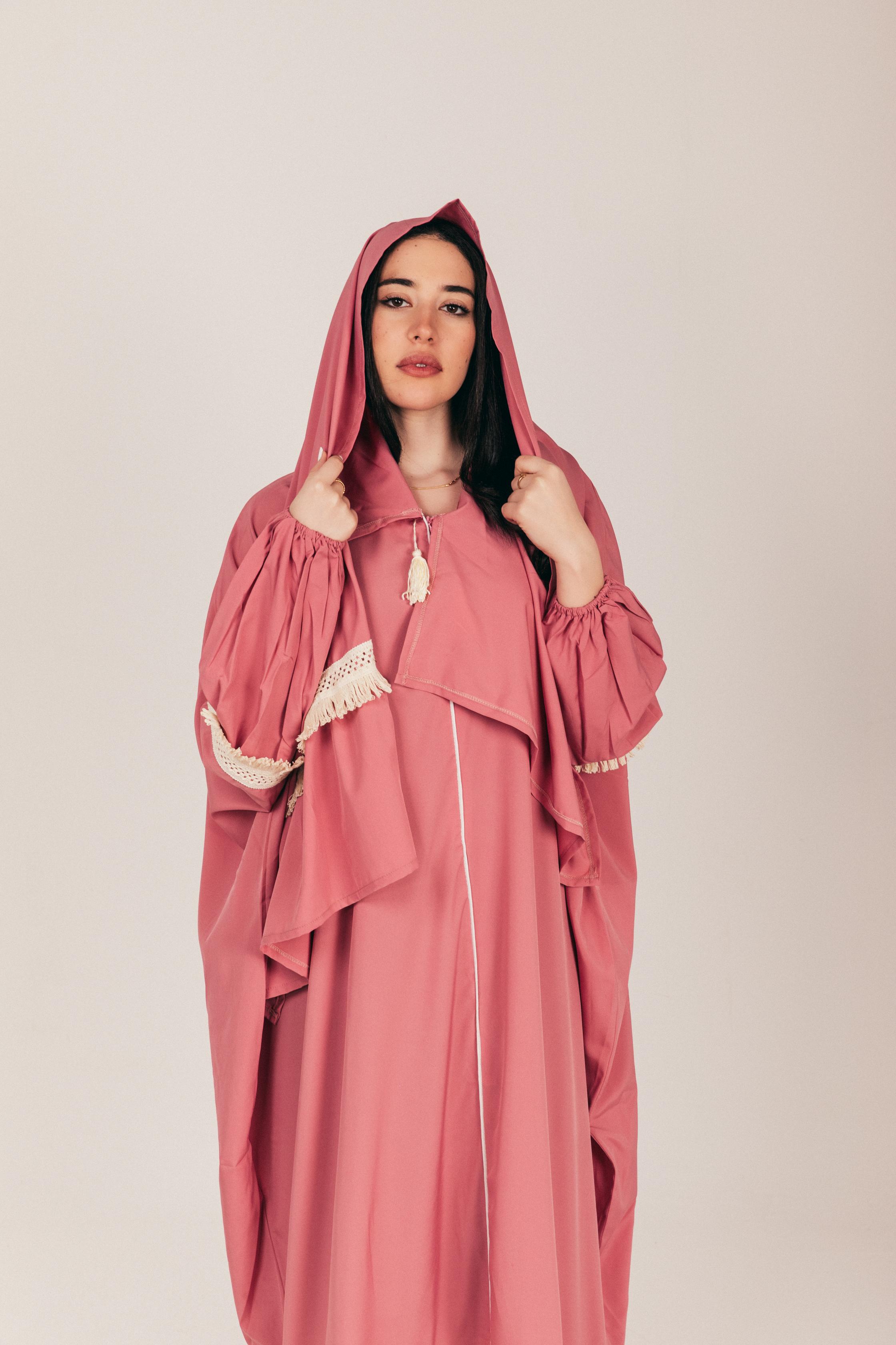 Pink Blush Soft Prayer Wear with Scarf