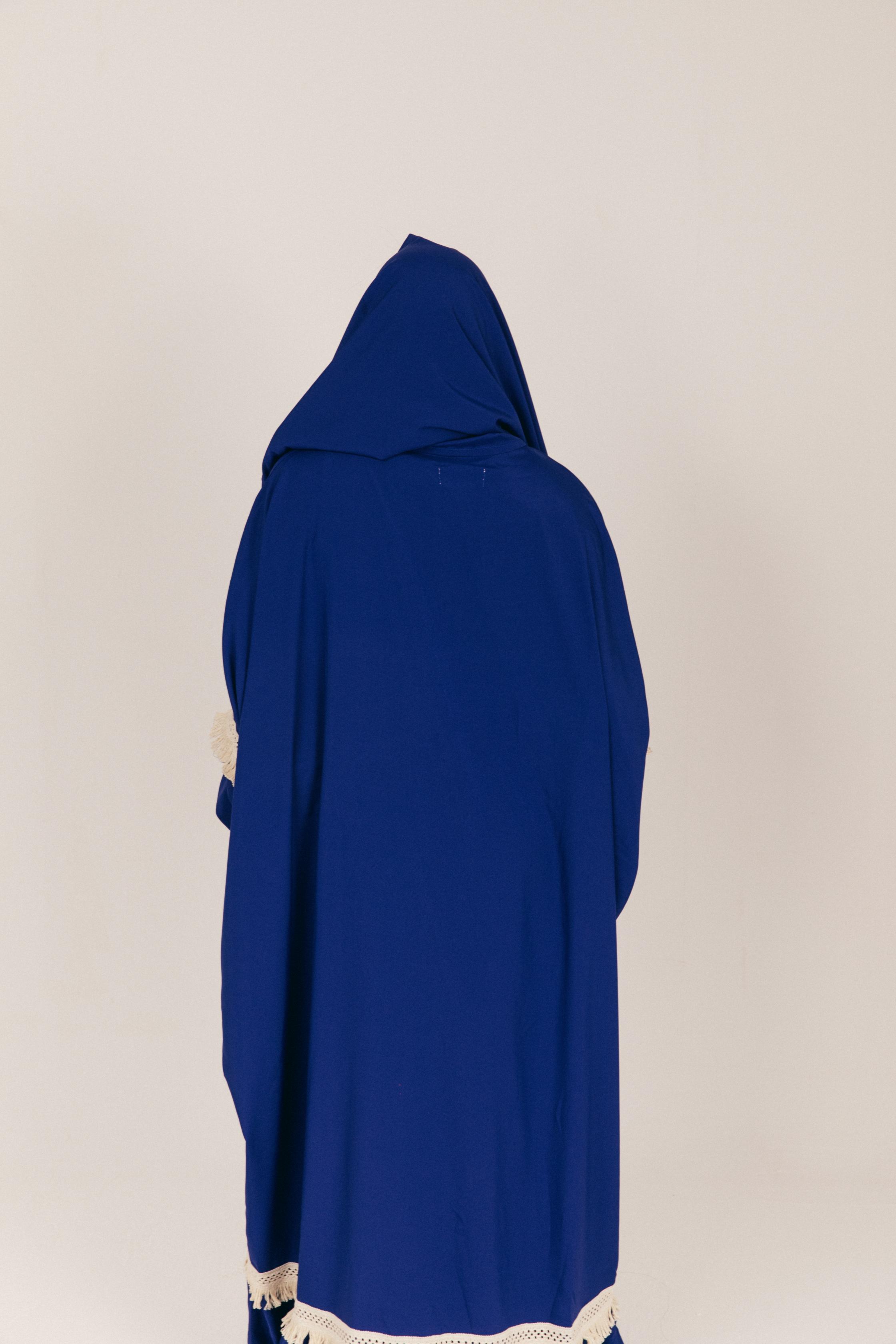 Royal Blue Soft Prayer Wear with Scarf