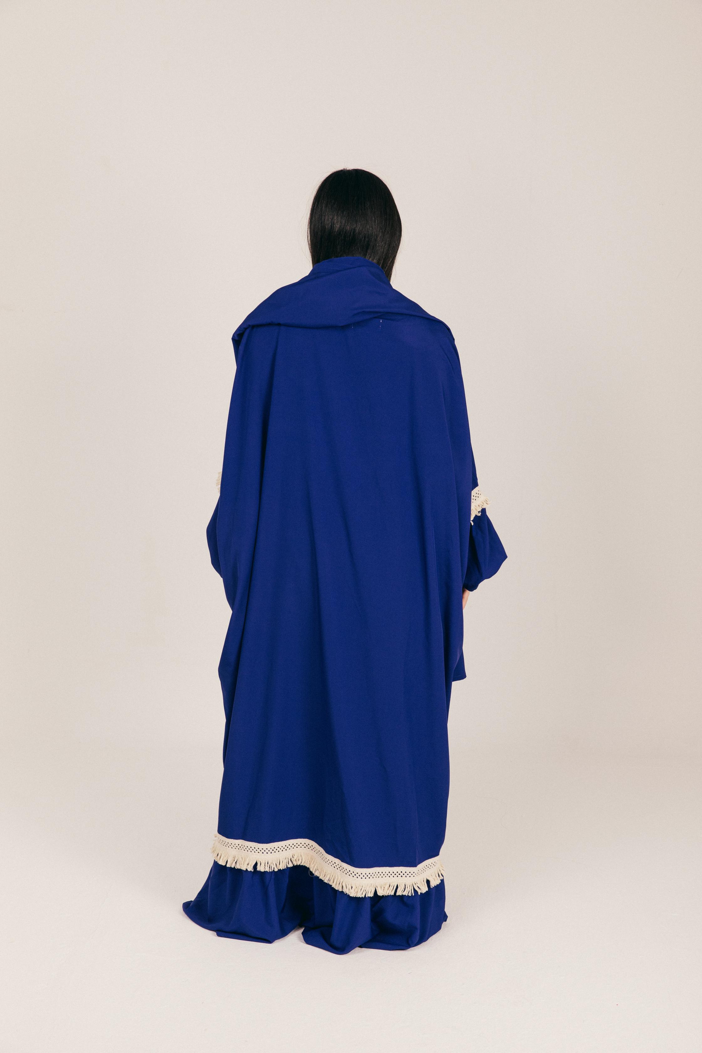 Royal Blue Soft Prayer Wear with Scarf